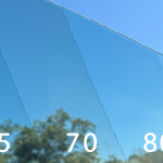 70% vehicle window tint shade